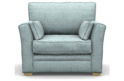 Heart of House Malton Fabric Cuddle Chair - Blue